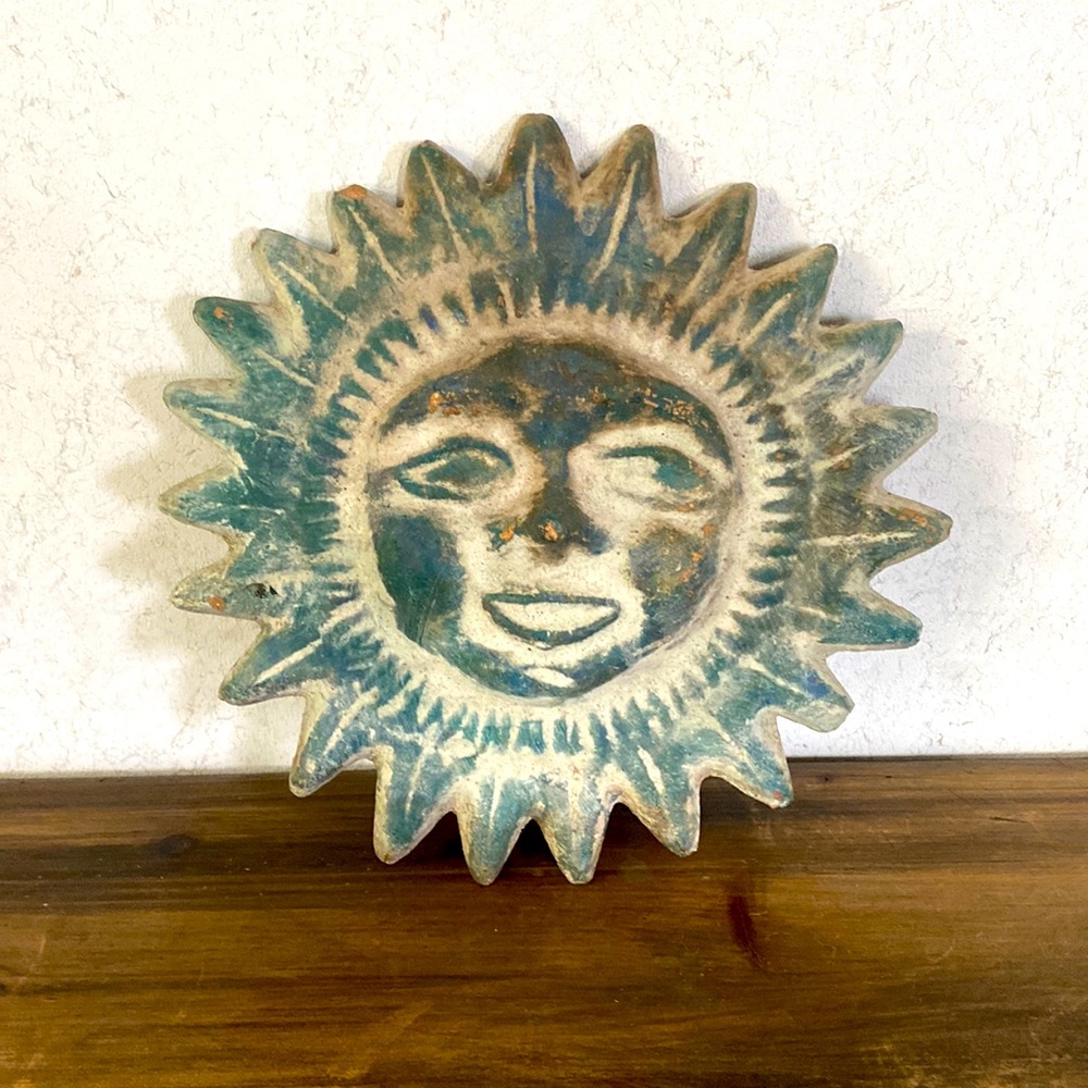 Clay Sun Wall Hanging